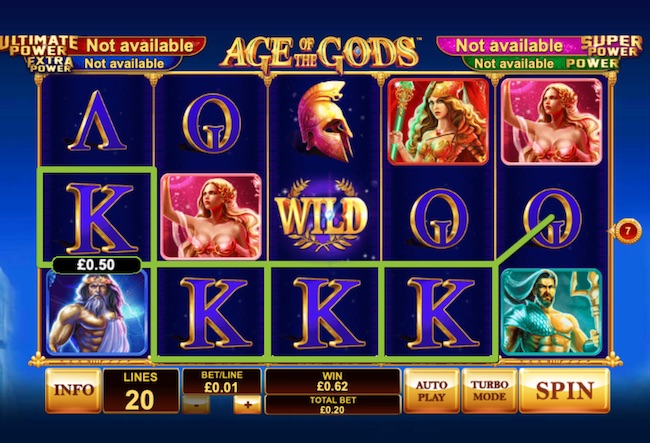 Age of the Gods Slot online & mit Echtgeld spielen