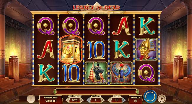 Legacy of Dead Slot online & mit Echtgeld spielen