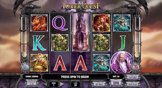 Tower Quest Slot online & mit Echtgeld spielen