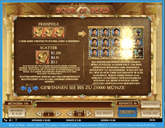 Die besten Book Of Dead Casinos