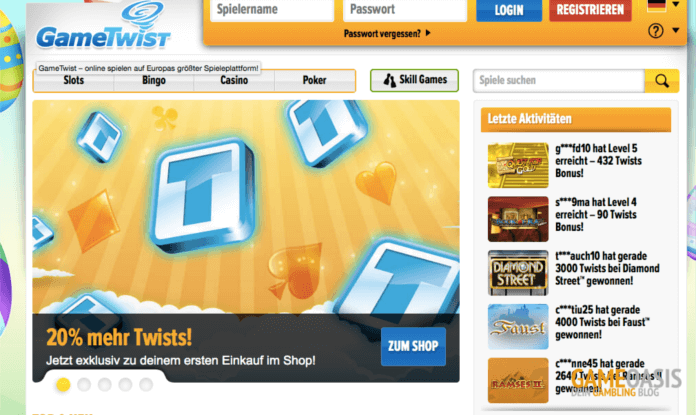 Gametwist Startseite