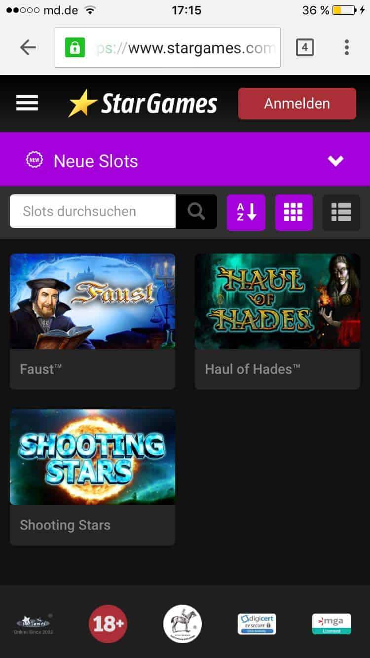 Stargames.De App Stargames.De App