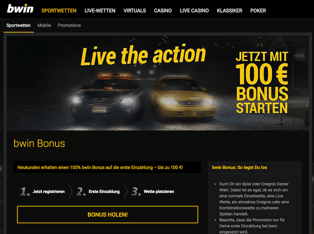 Bwin 100 Bonus Bwin 100 Bonus