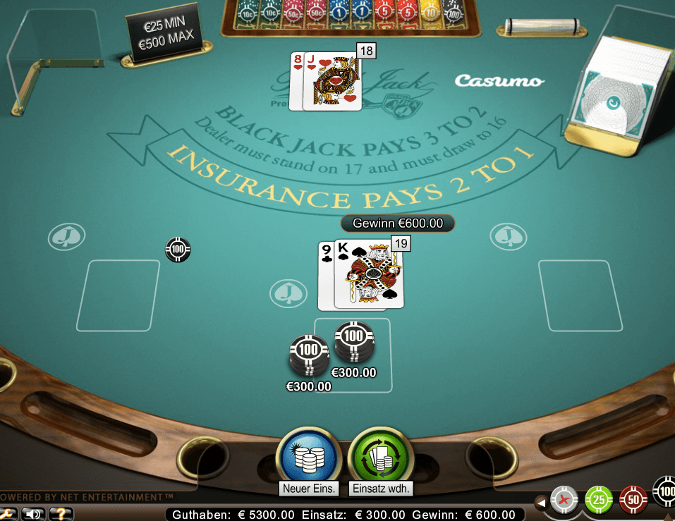 Wie gewinne ich beim Black Jack?