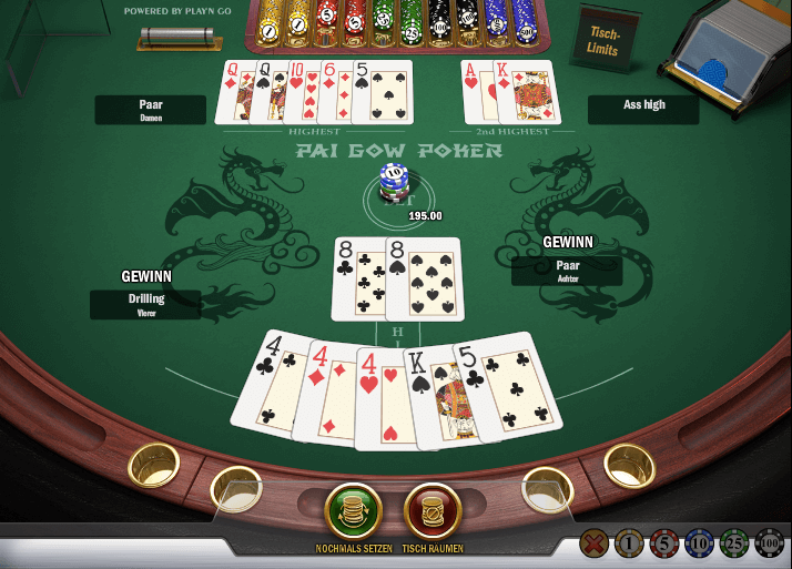 Pai Gow Power Poker Hand