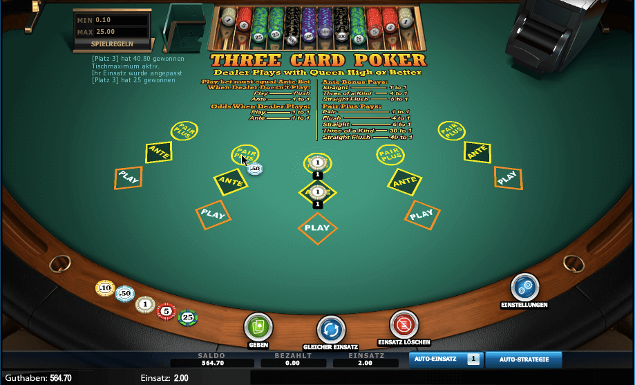 Three Card Poker Three Card Poker