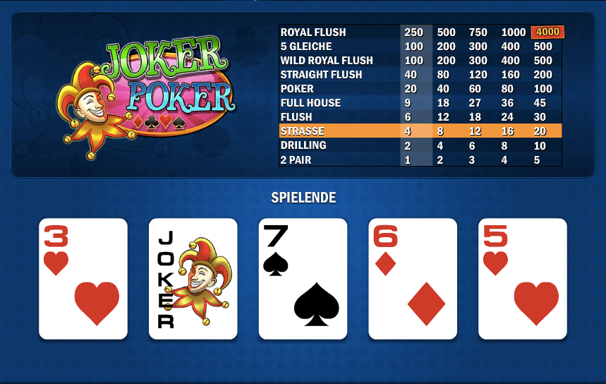Videopoker Ende