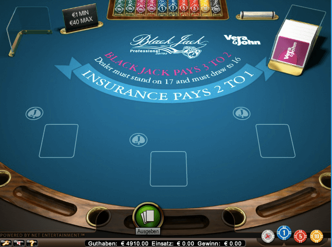 Online casino play blackjack