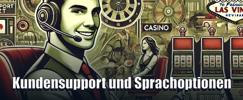 Kundensupport und Sprachoptionen