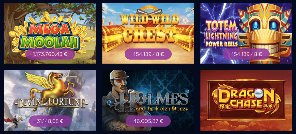 Genesis Casino - Jackpot Spiele