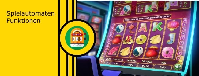 Spielautomaten Funktionen
