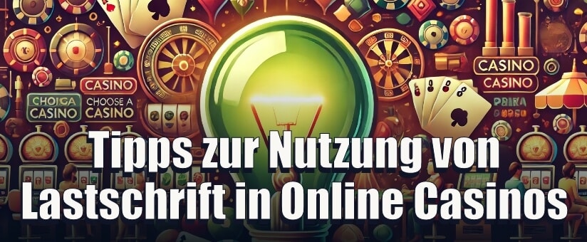Tipps zur Nutzung von Lastschrift in Online Casinos