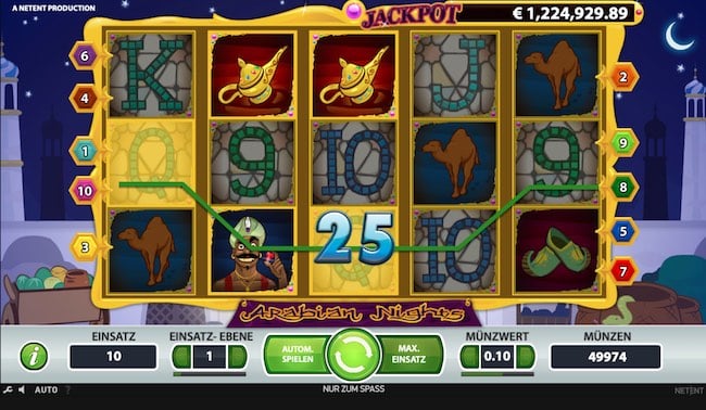 Arabian Nights Slot online & mit Echtgeld spielen