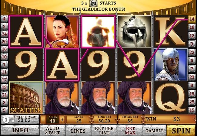 Gladiator Slot online & mit Echtgeld spielen