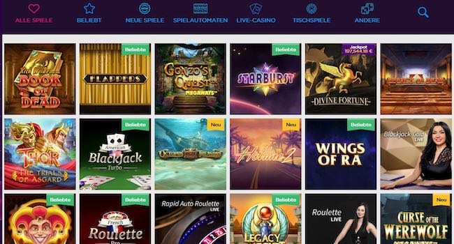 Lucky Vegas Casino Angebot