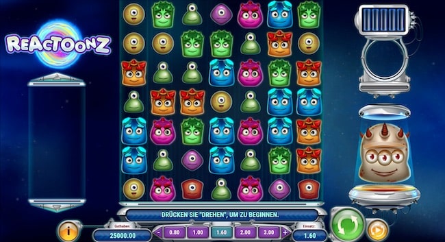 Reactoonz Slot online & mit Echtgeld spielen