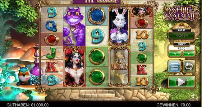 White Rabbit Slot online & mit Echtgeld spielen