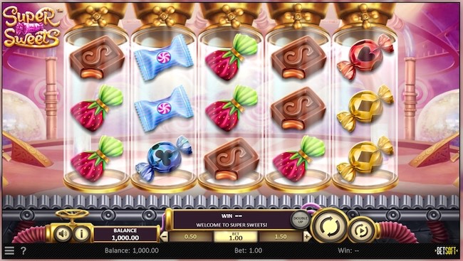 Super Sweets Slot online & mit Echtgeld spielen