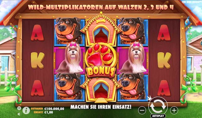 The Dog House Slot online & mit Echtgeld spielen