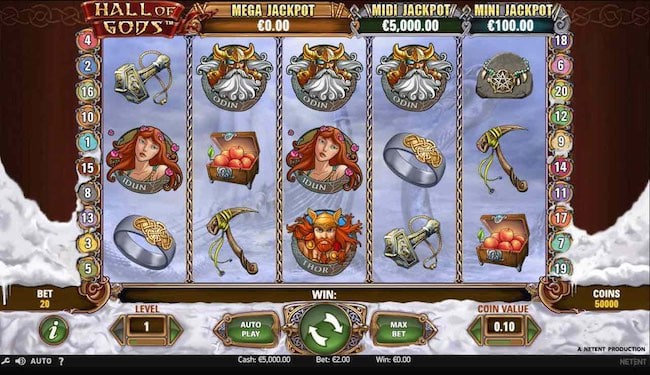 Hall of Gods Slot