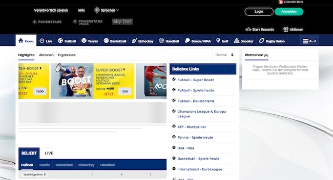 Skybet Wettanbieter