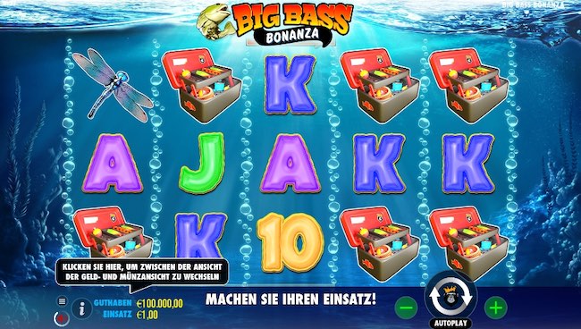 Big Bass Bonanza Slot online & mit Echtgeld spielen