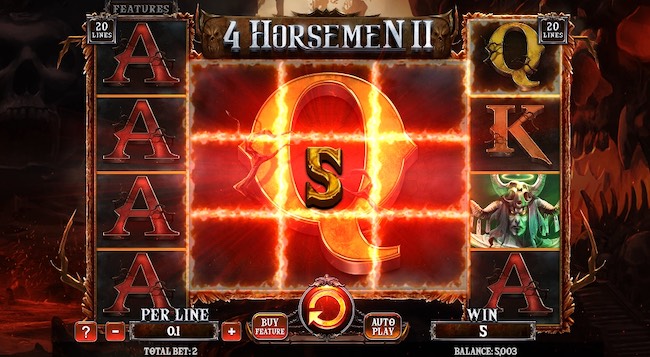 4 Horsemen 2 Gewinn