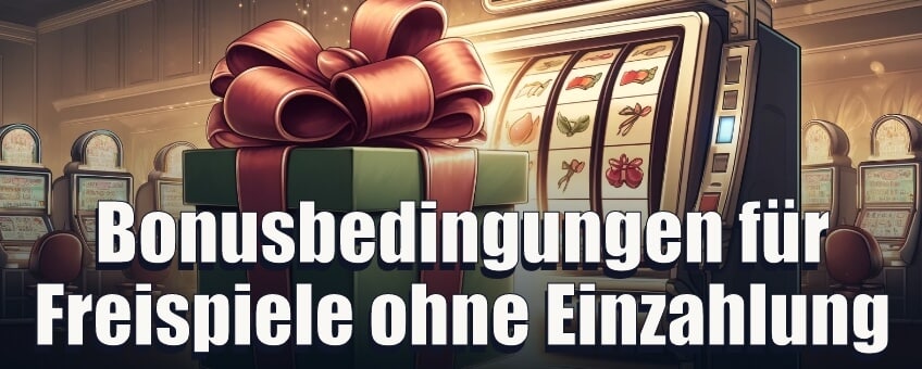Bonusbedingungen für Freispiele ohne Einzahlung