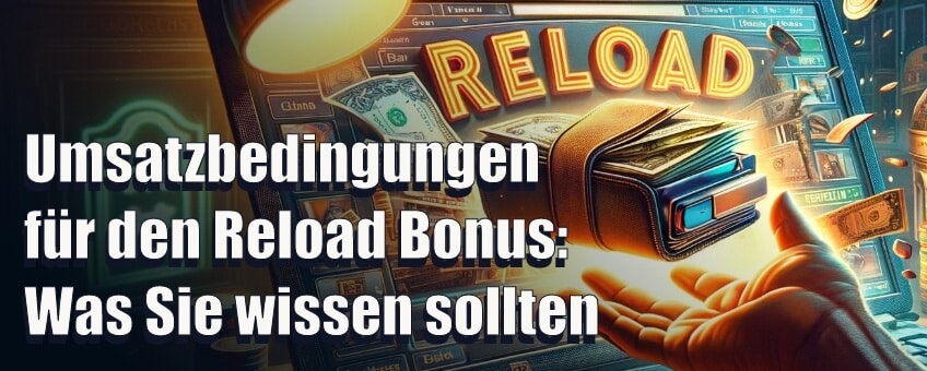 Umsatzbedingungen für den Reload Bonus Was Sie wissen sollten