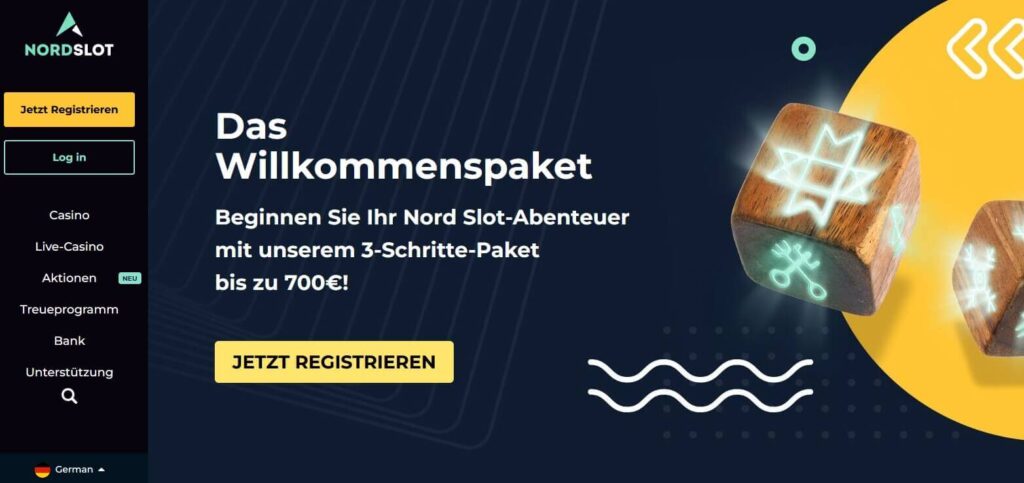 nordslot casino webseite