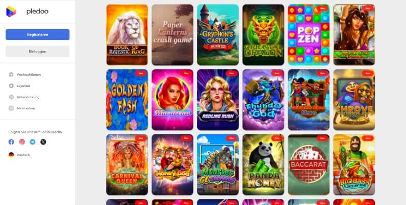 pledoo casino spiele