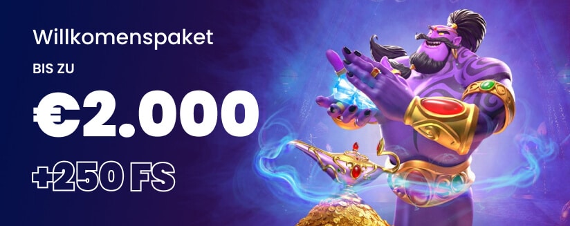 blueleo casino desktop screenshot promotionen