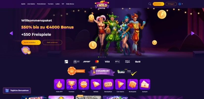 iwild casino erfahrungen