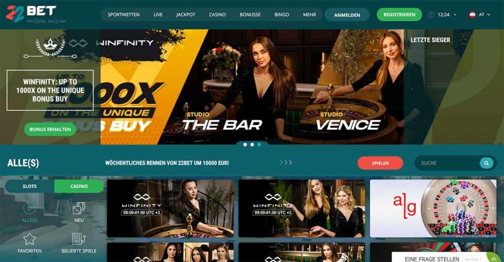 22bet casino