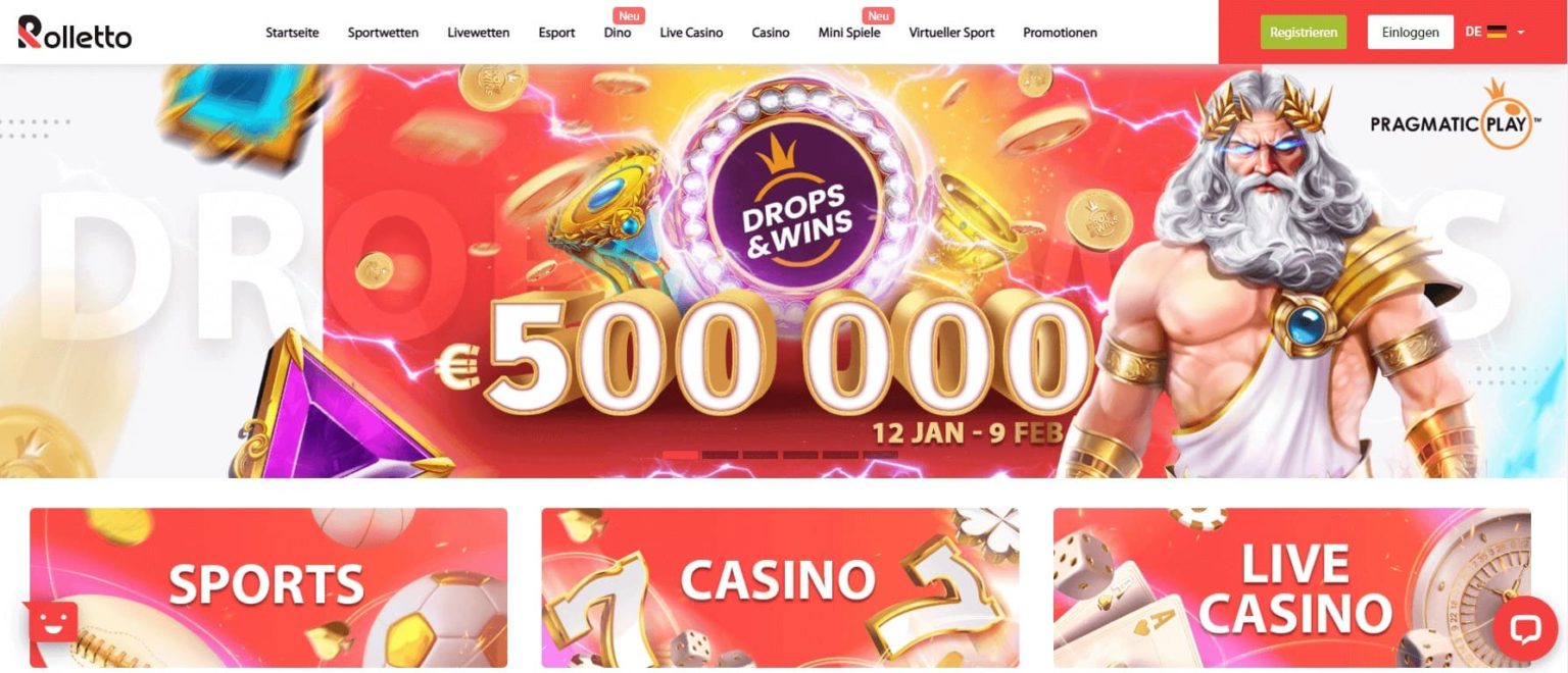 Rolletto Casino Erfahrungen 2023 » 6.000€ Bonus sichern