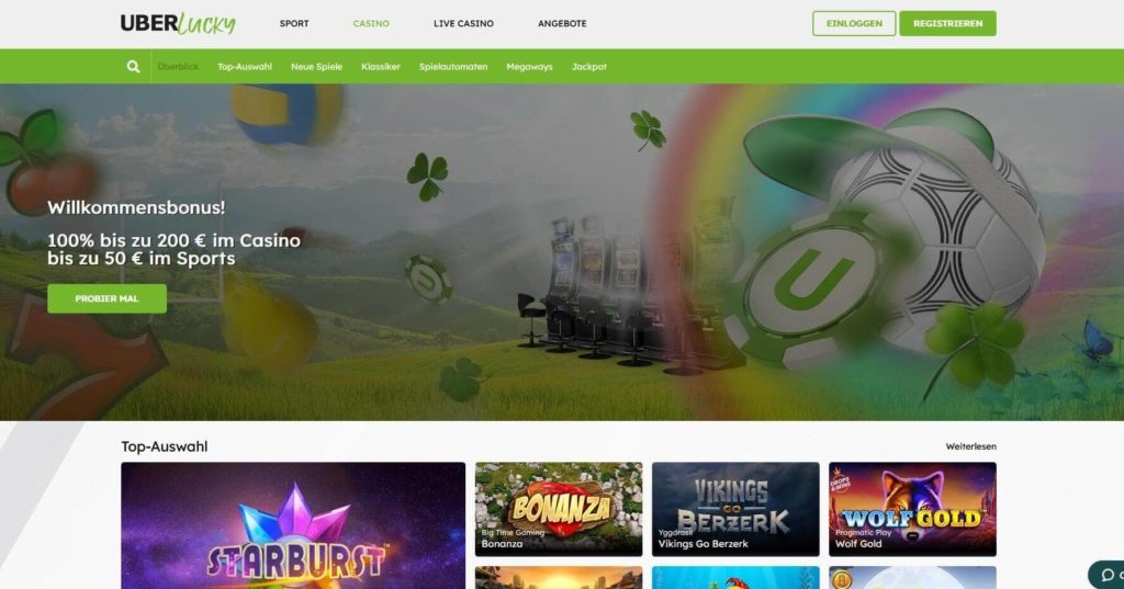 Uberlucky casino webseite