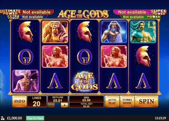 Age of Gods Spielaufbau