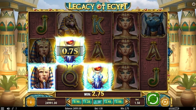 Legacy of Egypt Gewinn