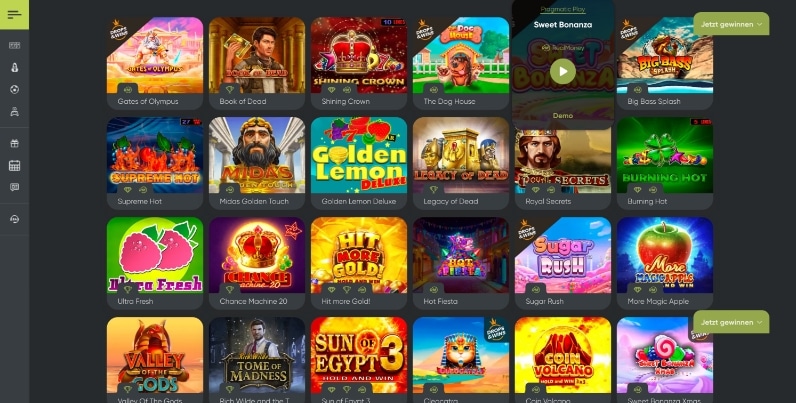 Auswahl der Spiele