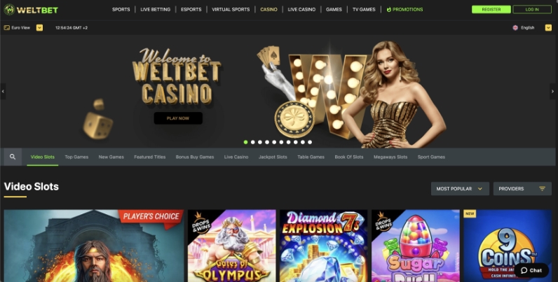 weltbet casino screenshot