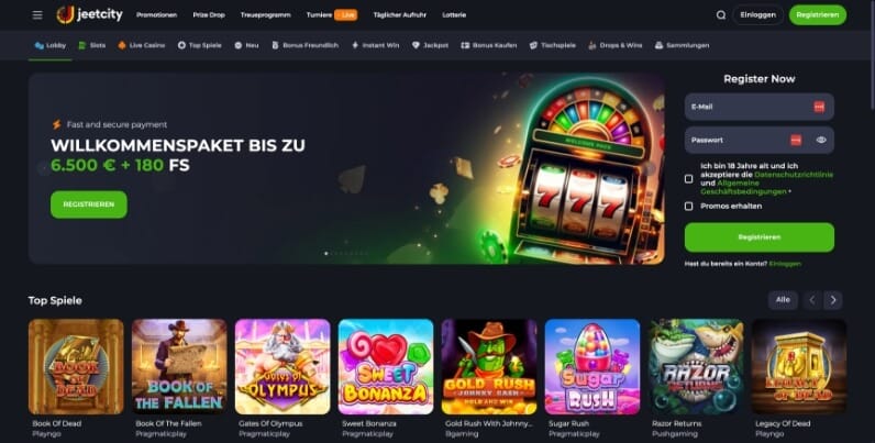 jeetcity casino desktop