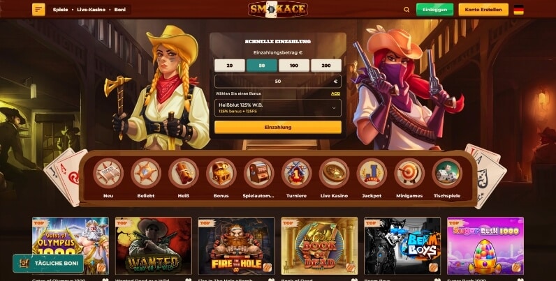 smokace casino