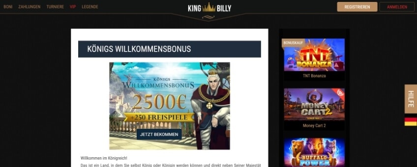 king billy casino