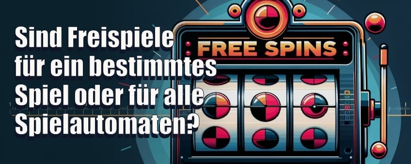 Sind Freispiele für ein bestimmtes Spiel oder für alle Spielautomaten