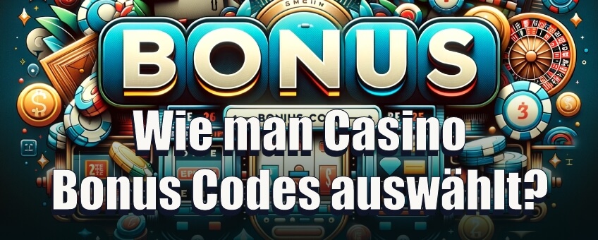 Wie man Casino Bonus Codes auswählt