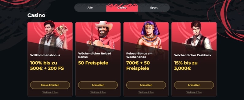 Boomerang Casino Bonus