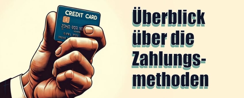 Übersicht der Zahlungsmethoden in Online Casinos