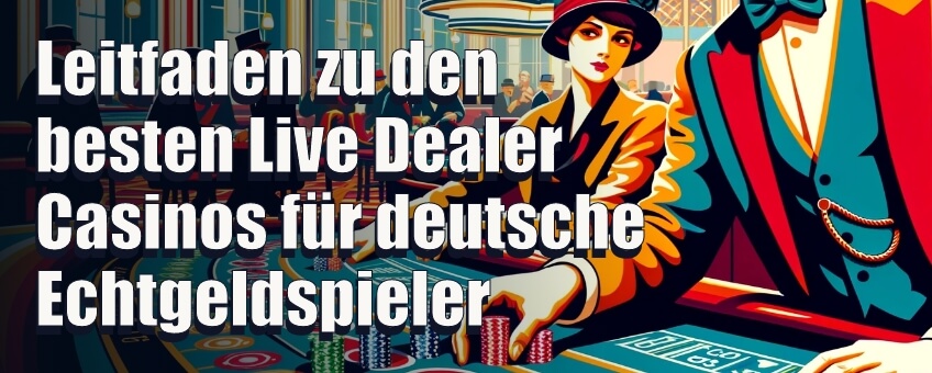 Leitfaden zu den besten Live Dealer Casinos für deutsche Echtgeldspieler