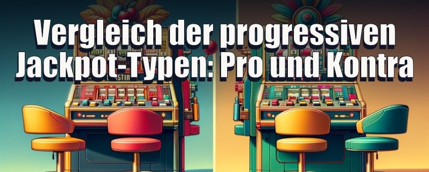 Vergleich der progressiven Jackpot-Typen Pro und Kontra