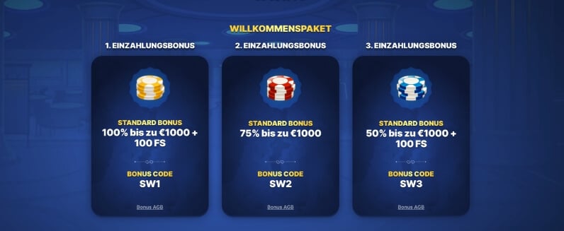 SlotWolf Casino Bonus